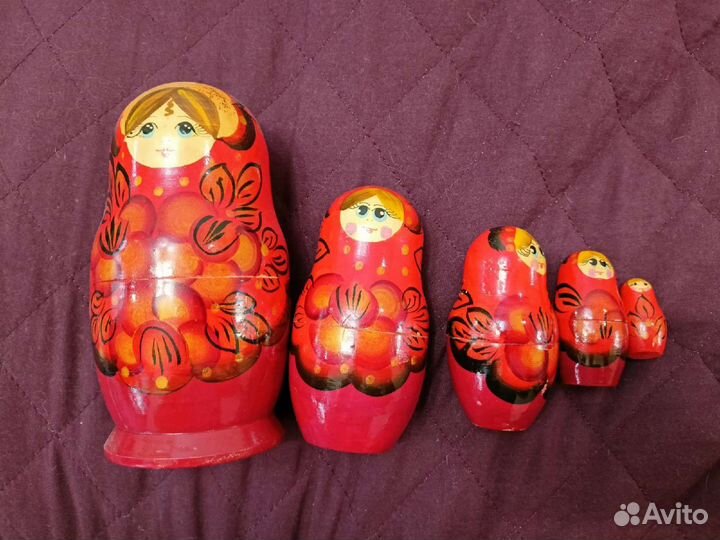 Матрешка СССР сувенир