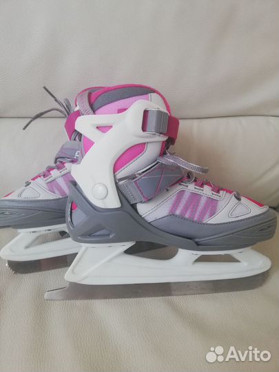 Коньки детские раздвижные размер 32-35