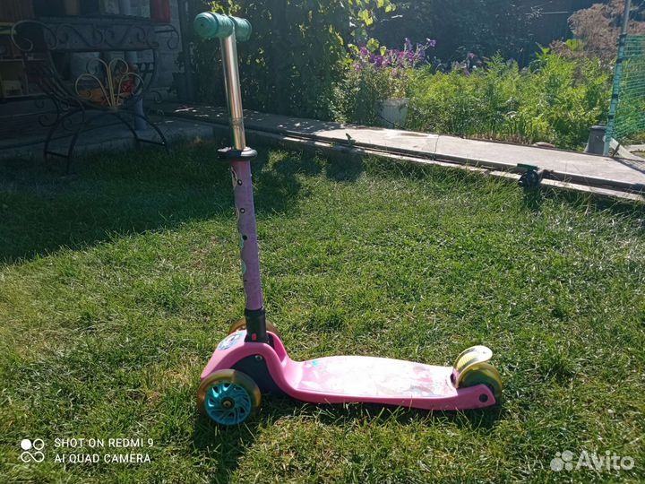 Самокат трёхколёсный детский
