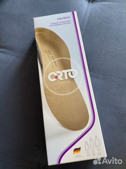 Стельки ортопедические orto FUN tech 21-22 размера