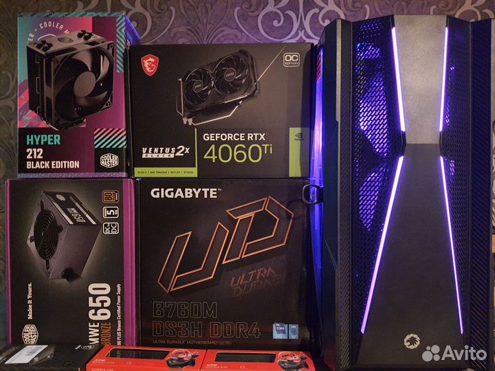 Новый Game Max PC RTX4060Ti 16GB+Core i5 12400F