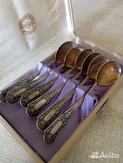 Чайные серебряные ложки росювелирторг