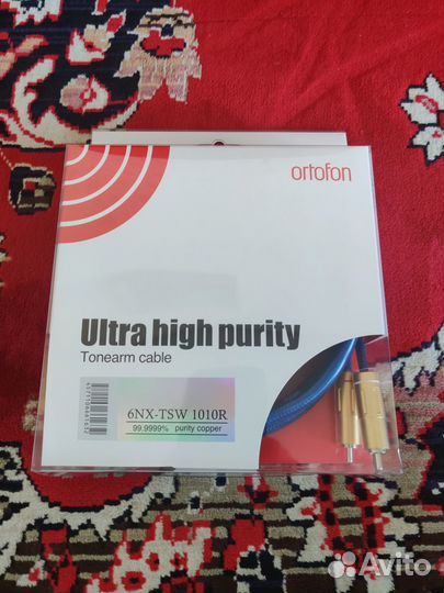Фонокабель Ortofon 6NX-TSW 1010R 2RCA-2RCA