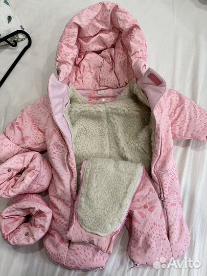 Зимний комбинезон для девочки