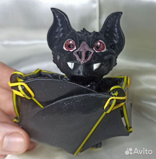 Летучая мышь игрушка на 3d принтере