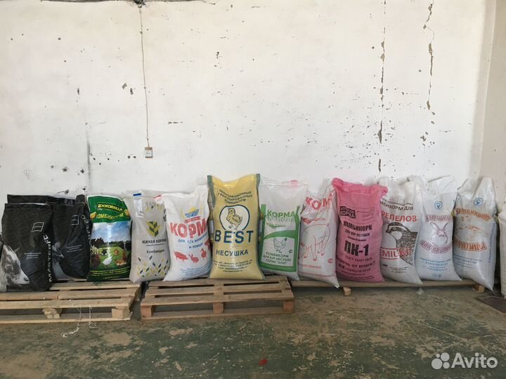 Комбикорм, зерно