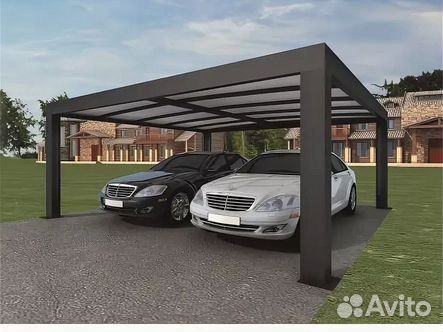 Изготовление навесов под премиум авто