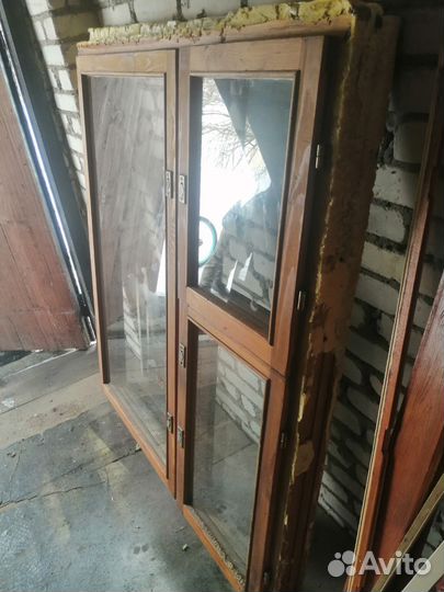 Окно деревянное с уплотнителем бу