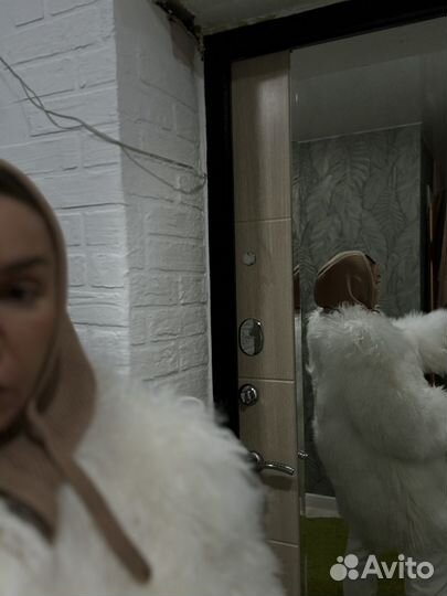 Шуба из натуральной ламы