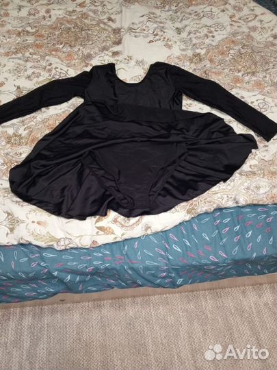 Купальник для танцев черный