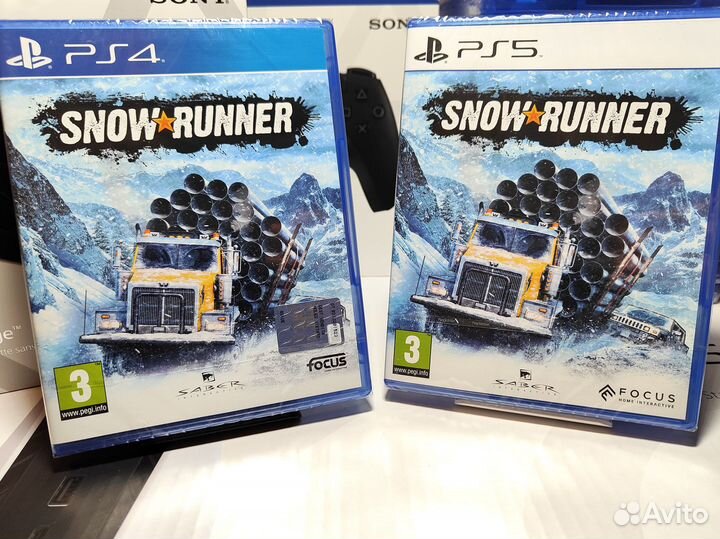 Новый диск SnowRunner PS5 PS4 Русская версия
