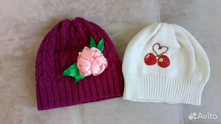 Шапки хлопковые р. 48-50