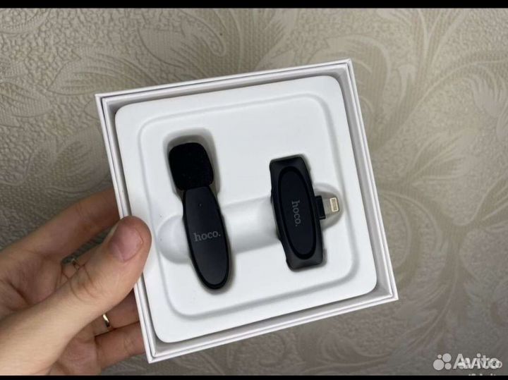 Петличный микрофон Hoco (новый)