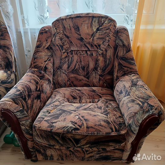 Диван и 2 кресла бу