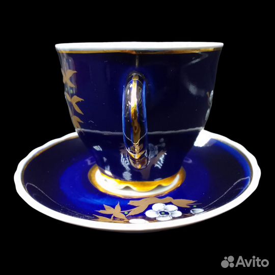 Кофейная Пара Фарфор Довбышевский Завод СССР