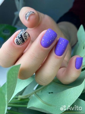 Маникюр наращивание