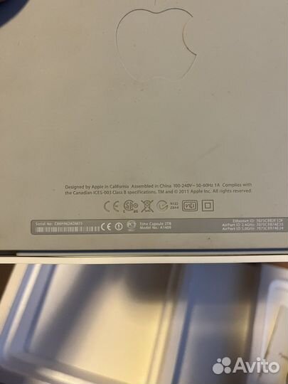 Apple time capsule 2tb a1409