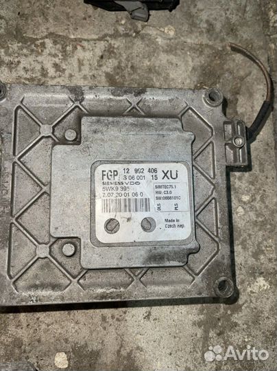 Блок управления двигателем Опель Астра