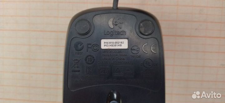 Мышь проводная Logitech M-U0026