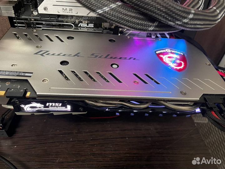 Видеокарта MSI GTX 1070 8gb quick silver