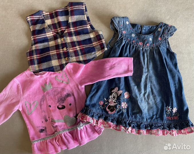Детские вещи на девочку 80 размер