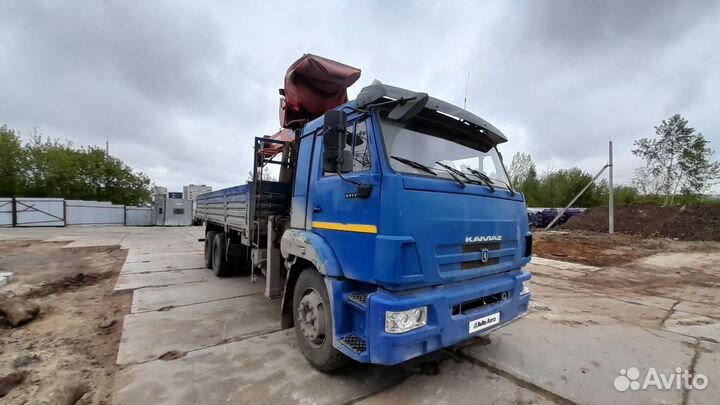 КАМАЗ 65117-N3 с КМУ, 2013