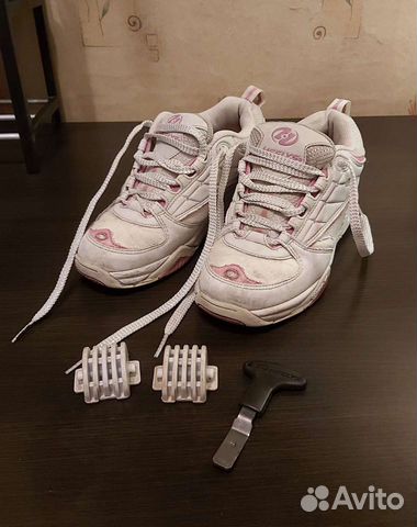 Кроссовки с колёсами heelys