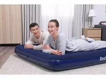 Матрас надувной intex classic downy airbed fiber 1910х760 мм высота 250мм 64756