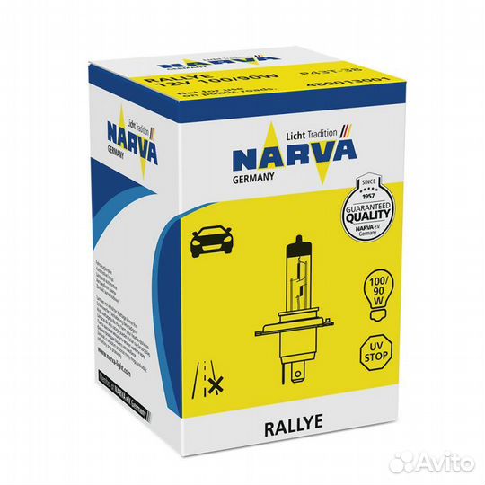 Лампа P43t-38 24 V 100/90 narva