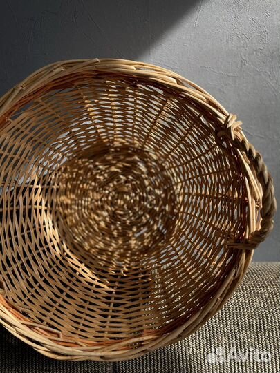 Плетеные корзины и тарелки для свадьбы