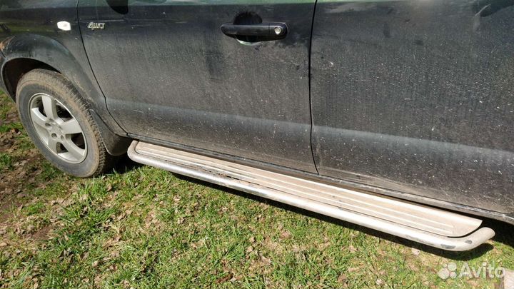 Подножки пороги hyundai tucson 2008