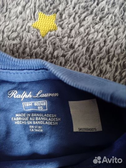 Футболка для мальчика Ralph Lauren оригинал 80
