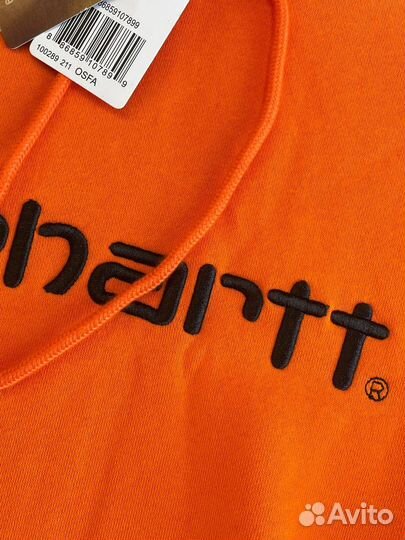 Худи Carhartt оранжевого цвета