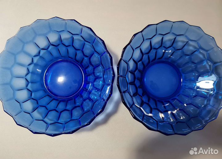 Набор стеклянных салатников СССР