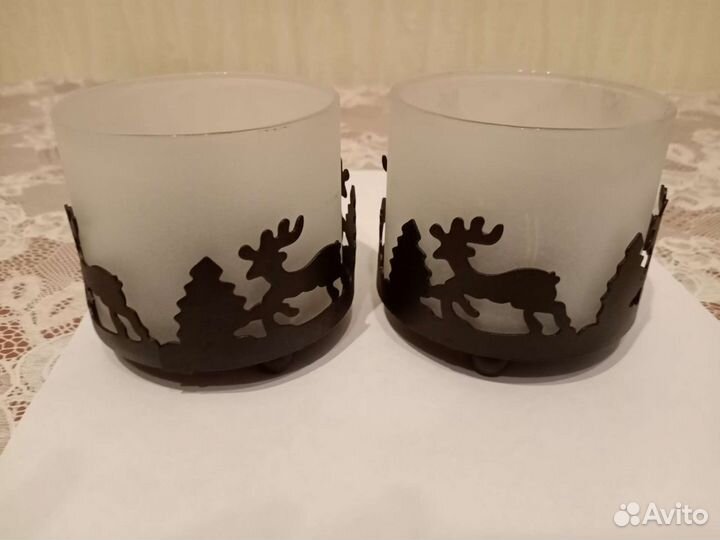 Подсвечники новогодние