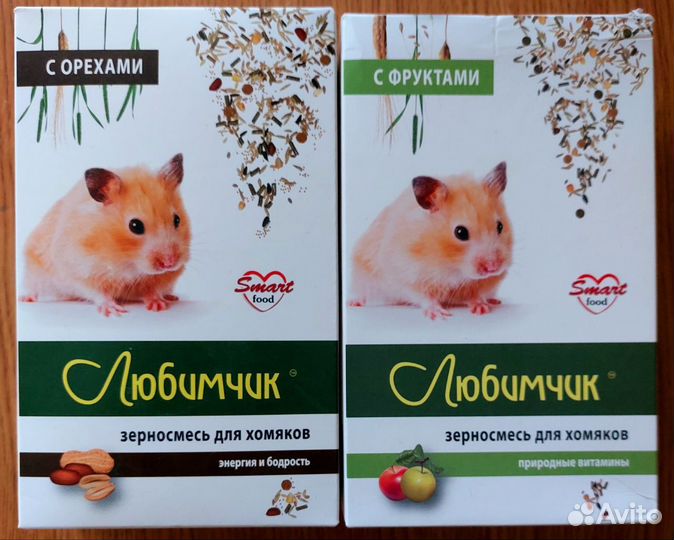 Корм попугаям, хомякам, свинкам,кроликам,черепахам