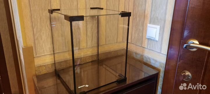 Аквариум Crystal Laguna Aqua 18 л черный, 25х25х30