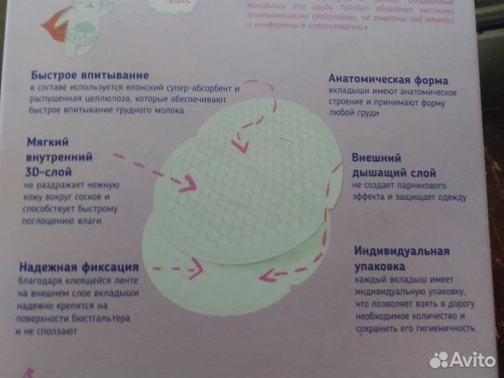 Вкладыши для груди yokosun