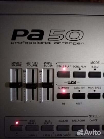 Синтезатор korg pa 50