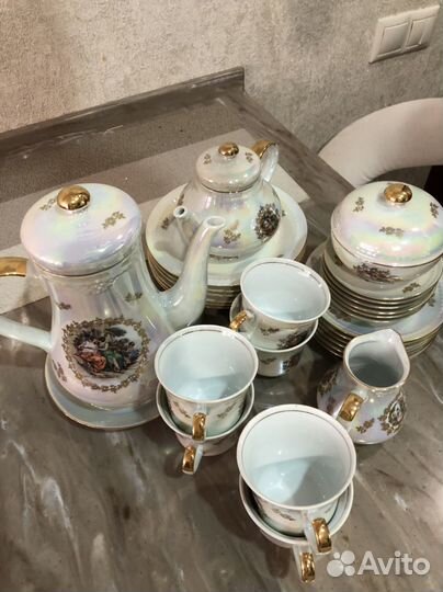 Чайный сервиз гдр 6 персон
