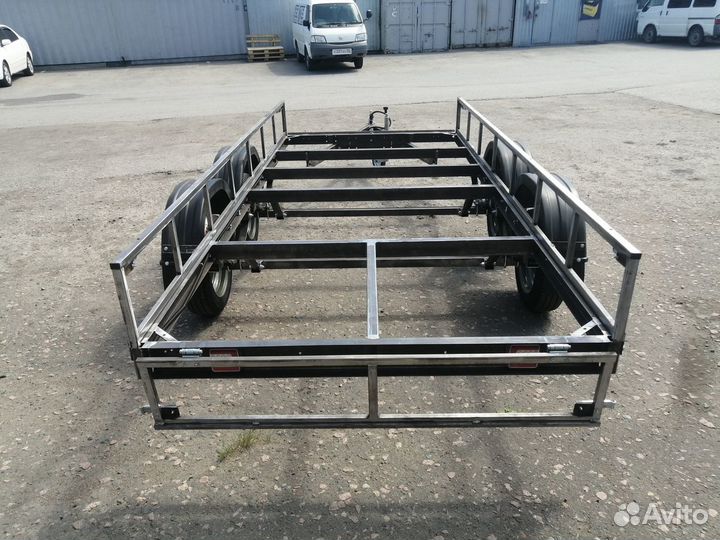 Прицеп двухосный новый, 2023 г.в., с птс