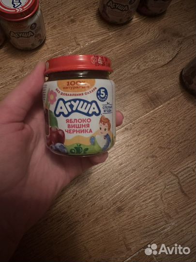 Фруктовое пюре агуша 12 шт