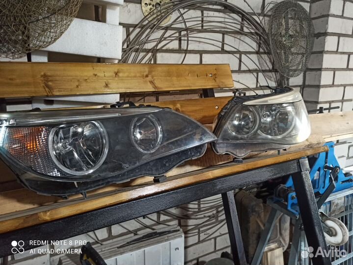 Передние фары bmw e60 галоген