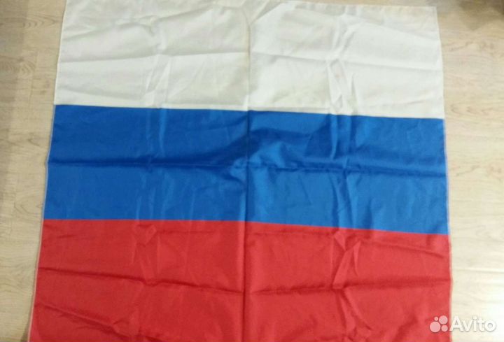 Флаг российский 100х90см