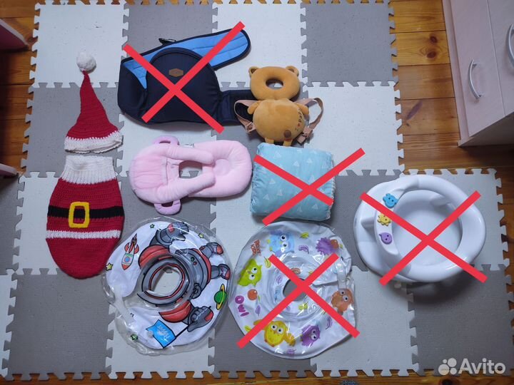 Рюкзак, круги, стульчик для купания