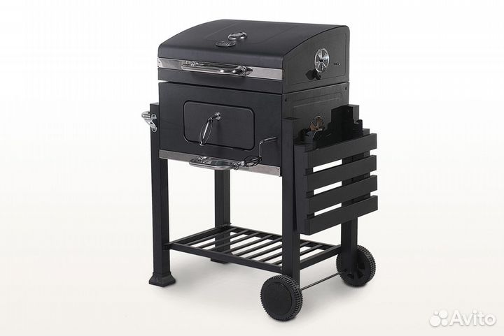 Угольный гриль-мангал для барбекю Locker (Россия)