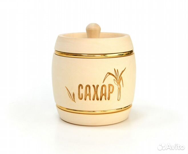 Бочонок деревянный для сахара 