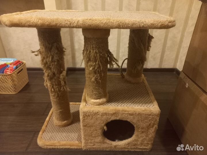 Когтеточка с домиком бу