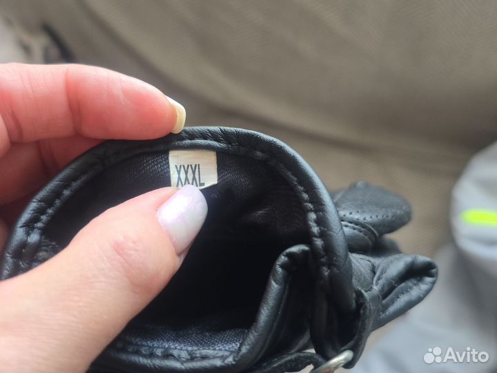 Перчатки для мотоцикла кожаные