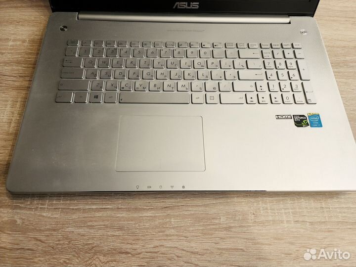 Asus N750J, core i7, 16gb, SSD, GTX850m, 17